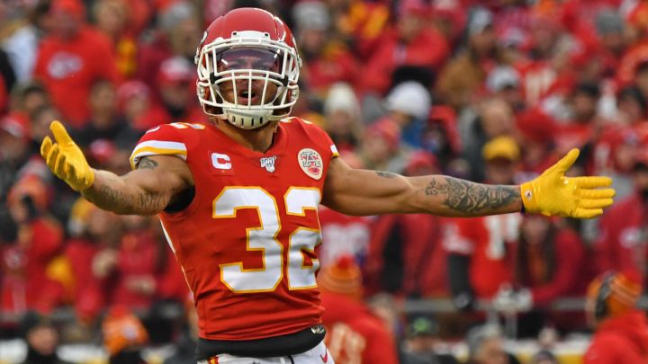 Tyrann Mathieu, safety de los Kansas City Chiefs, en el Arrowhead Stadium.