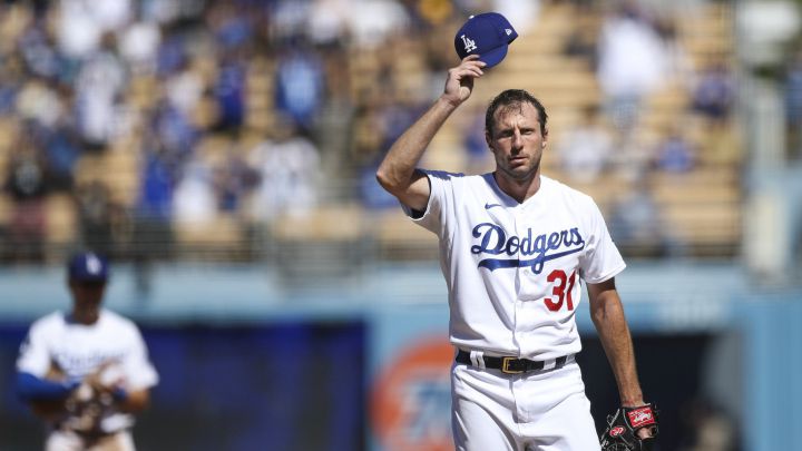 Max Scherzer con los Dodgers