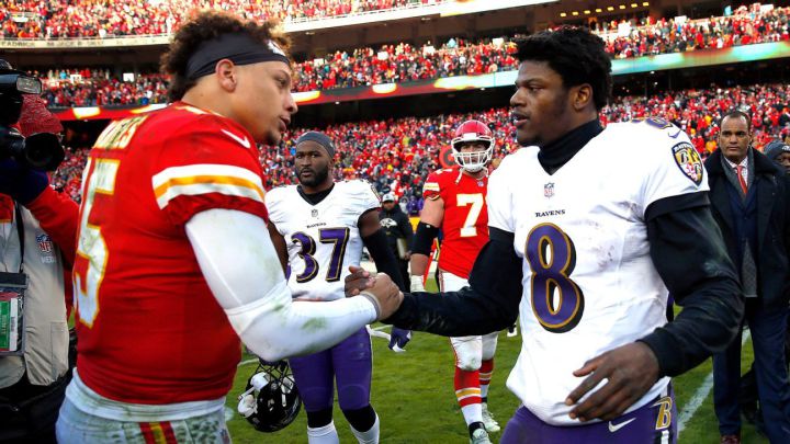 Patrick Mahomes y Lamar Jackson