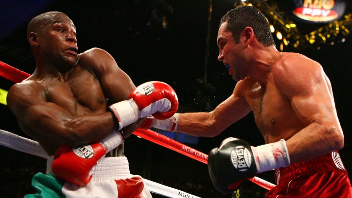 Pelea entre Floyd Mayweather y Óscar de la Hoya