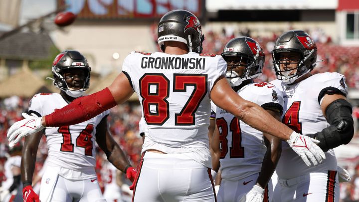 Rob Gronkowski con los Buccaneers