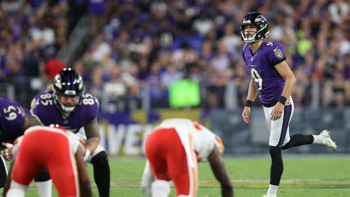 Justin Tucker con los Ravens