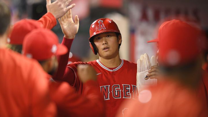 Shohei Ohtani con los Angels