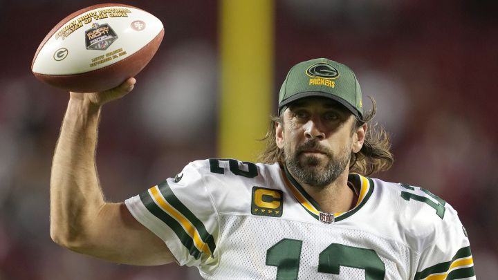 Aaron Rodgers, quarterback de los Packers luego de vencer a los 49ers.