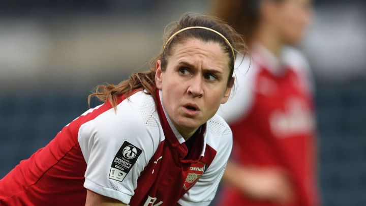 Heath O'Reilly en partido del Arsenal en la Women's Superleague británica.