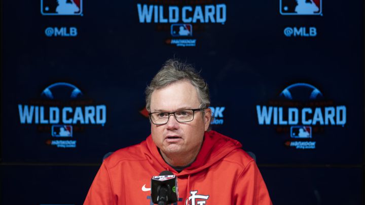 Mike Shildt con los Cardinals