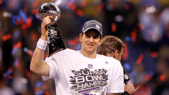 Eli Manning celebra con los Giants el último título del estado de Nueva York