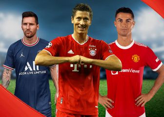 Cristiano Ronaldo y Lionel Messi en la pelea contra Lewandowski por otro galardón