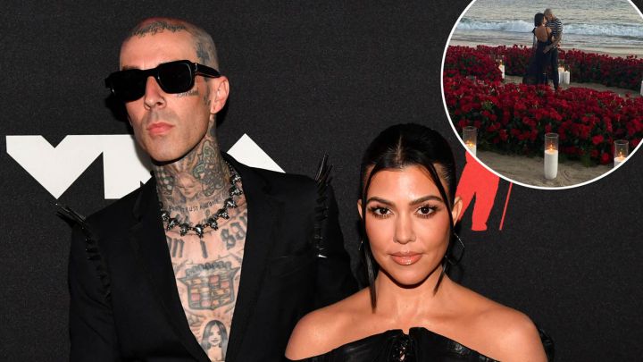 Este 17 de octubre, Kourtney Kardashian y Travis Barker se comprometieron en un hotel junto a la playa en Montecito, California. Aquí los detalles.