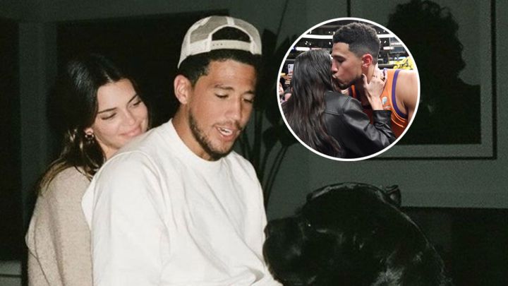 Kendall Jenner y Devin Booker fueron captados besándose en público por primera vez después del juego entre los Phoenix Suns y Los Angeles Lakers.