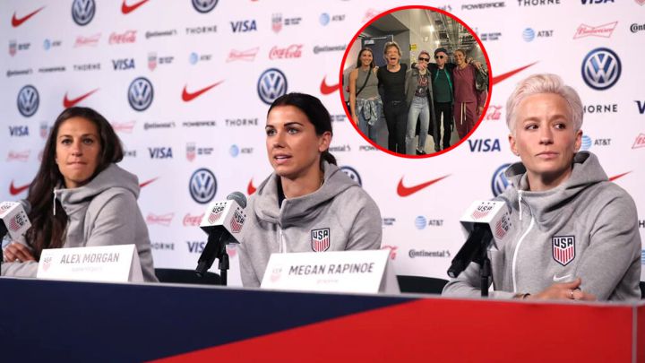 Alex Morgan, Carli Lloyd y Megan Rapinoe asistieron a un concierto de los Rolling Stones y conocieron a Mick Jagger, Keith Richards y Ronnie Wood.