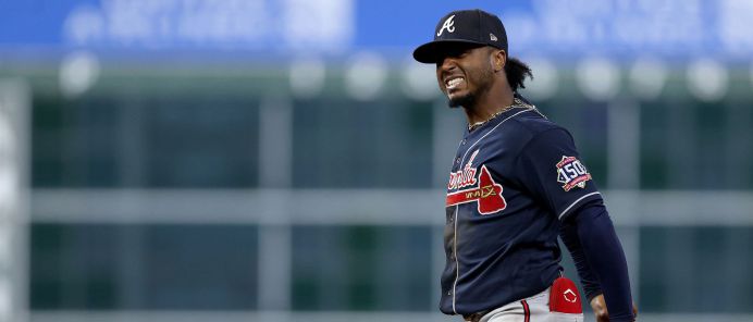 Ozzie Albies con los Braves