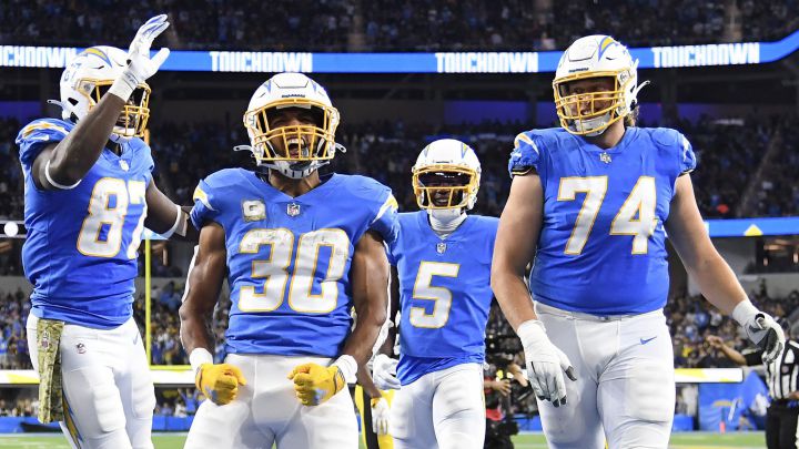 Austin Ekeler con los Chargers