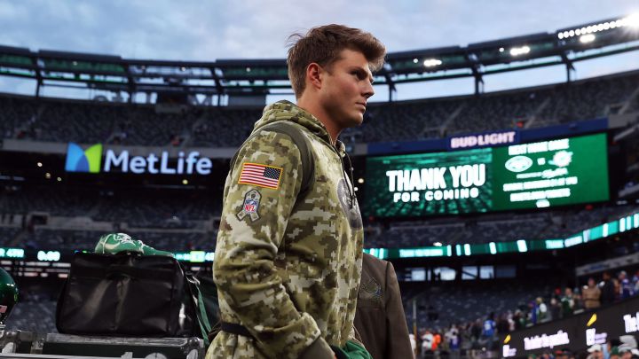 Zach Wilson con los Jets