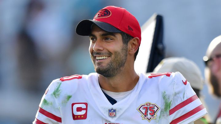 Jimmy Garoppolo con los 49ers