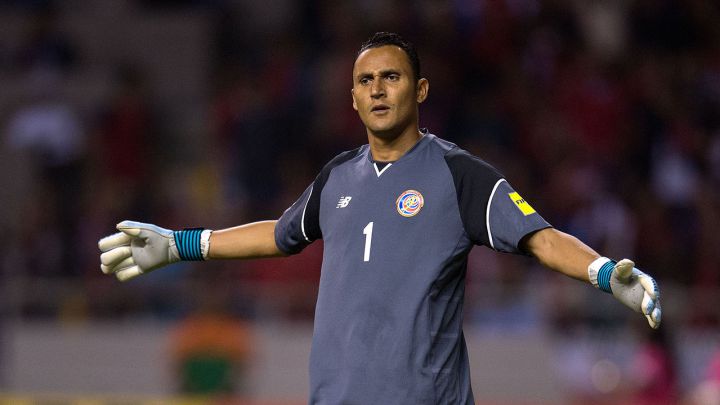 Keylor Navas con la Selección de Costa Rica.