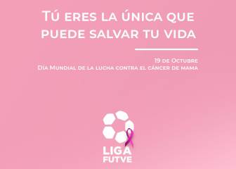La Liga FUTVE se suma al Día contra el Cáncer de Mama