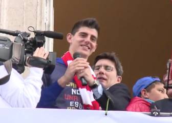 El ofensivo cántico de Courtois contra el Madrid en 2013