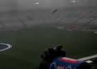 Se desprende parte de un estadio mundialista de Brasil