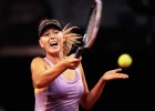 María Sharapova gana por tercera vez consecutiva