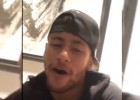 Neymar sigue mostrando sus dotes de canto en redes sociales