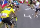 ¡Pobre Froome, también se llevó un escupitajo!