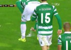 La celebración nunca vista: Teo le quitó el spray al árbitro