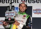 El día en que Muñoz ganó su primera carrera en la Indycar