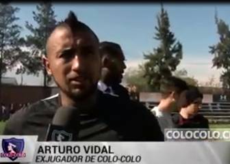 Así vivió Arturo Vidal su partido ante la Sub 19 de Colo Colo
