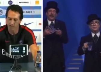 La parodia de la inusual rueda de prensa de Unai Emery