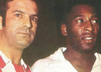 El día que 'O Rei' Pelé jugó y perdió en el Vicente Calderón