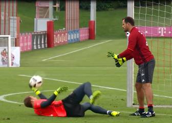 Así es un día de entrenamiento de Neuer en el Bayern Munich