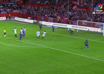 Posible fuera de juego de Rakitic en el gol de Messi