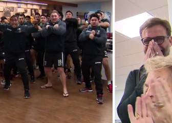 Los All Blacks y un haka para Jürgen Klopp: ojo a su cara