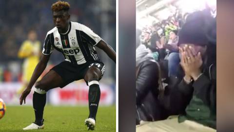 Moise Kean: Brother\'s emotion at 16-year-old\'s Juventus debut