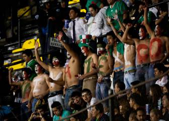 Respeto máximo para el himno de EE.UU. en el estadio Azteca