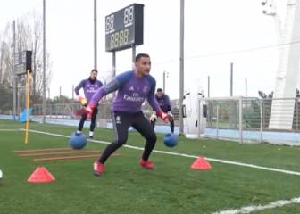 Por esto Keylor es el titular del Real Madrid: práctica intensa