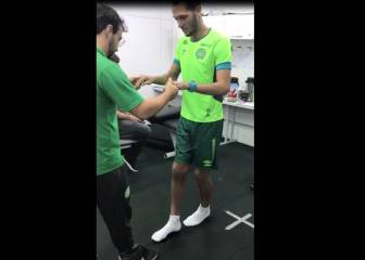 Jugador de Chapecoense volvió a caminar tras accidente