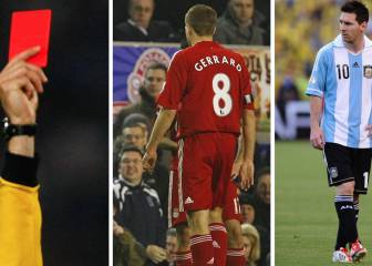 The 10 fastest red cards in football history