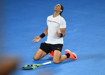 El último punto del épico triunfo de Rafael Nadal