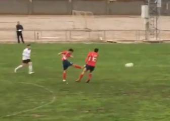 De estas cosas que pasan en Tercera: ¡golazo de Champions!