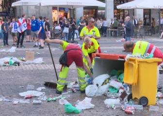 Leicester yobs leave havoc in their wake on Plaza Mayor