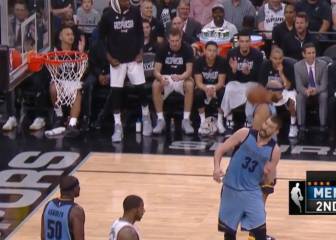 Marc Gasol fue Zamorano: ¡canasta tras preciso cabezazo!