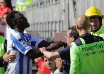 Muntari abandona la cancha en Italia por insultos racistas