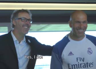 El reencuentro de dos íntimos: el apodo top de Zidane a Blanc