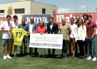 El bonito gesto de los chicos del Cadete A con Fundela