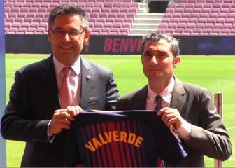 El Barcelona presenta a Valverde como nuevo entrenador