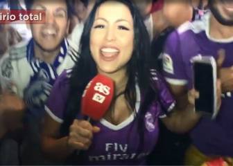 Así vivió Jeinny Lizarazo la duodécima Champions con la Peña Madridista Sur del Florida