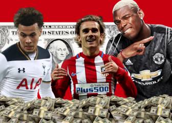 ¿Quién es el gran olvidado en la lista de los jugadores más caros?