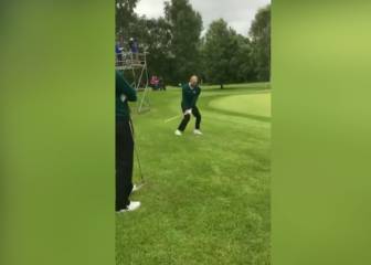 La locura que hizo Guardiola al golf: ojo a la celebración